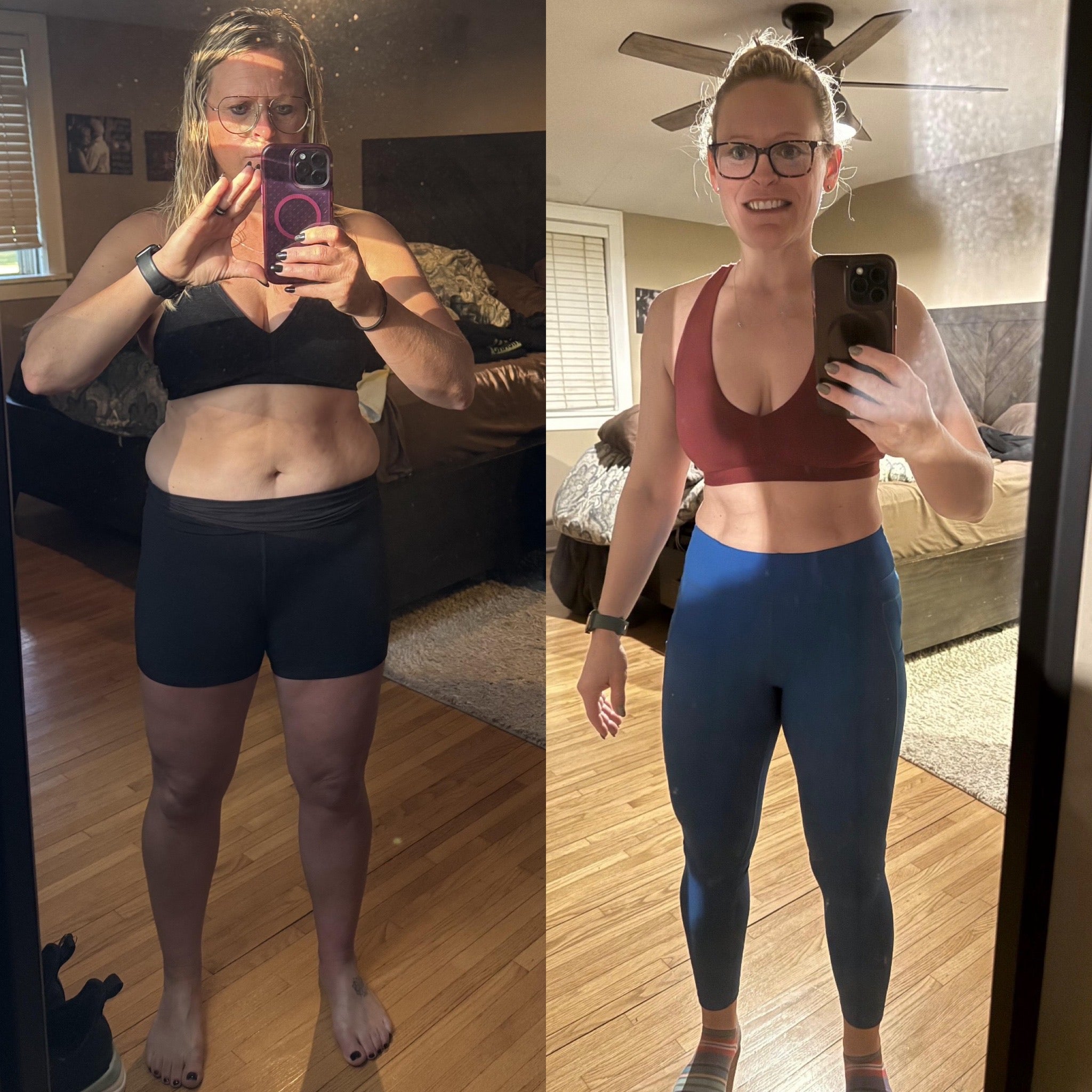 Anna — before and after